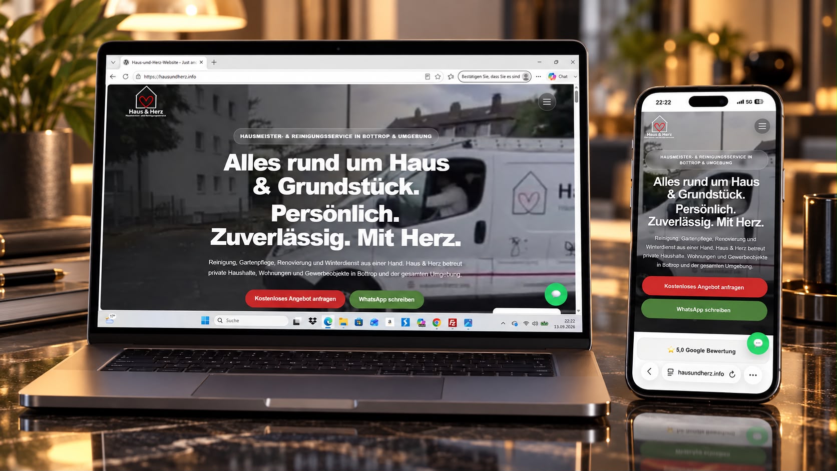 Homepage von Haus & Herz
