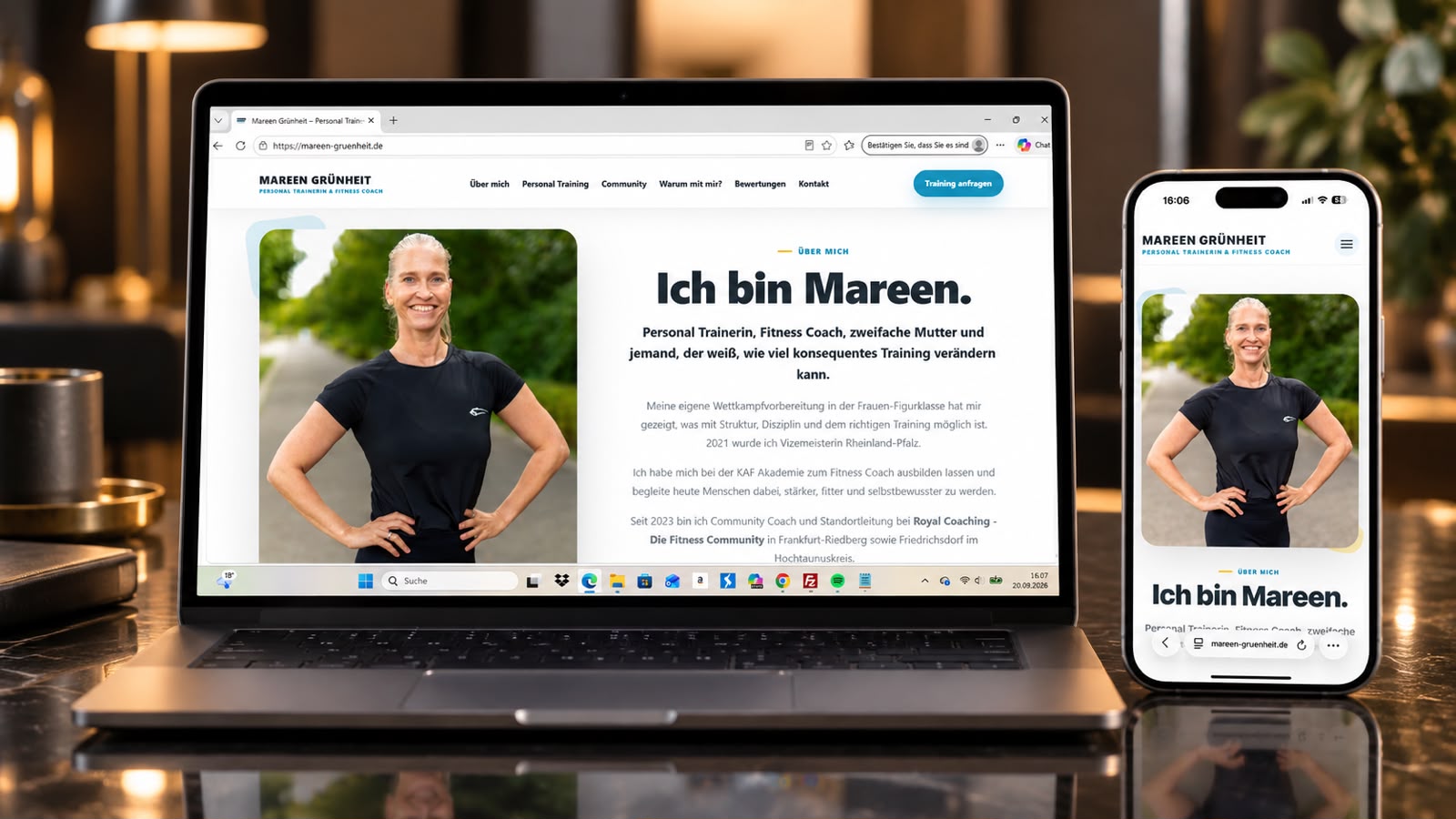 Homepage von Mareen Grünheit